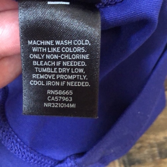 Zella Purple “All Out” Ruched Pullover. Size Small - Picture 8 of 12